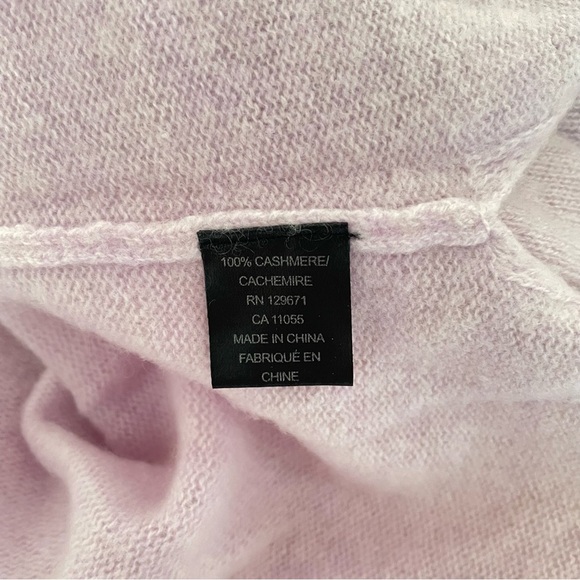 Cashmere lilac Crew Neck Sweater - Picture 4 of 7